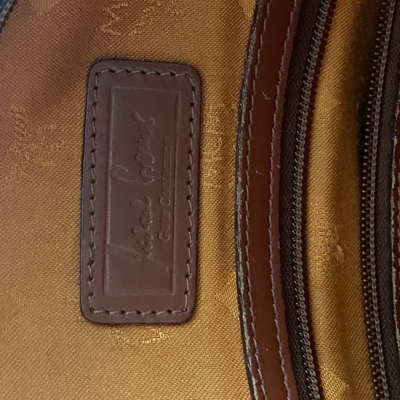 MCM Cognac Vasetos Travel Bag with Iconic Monogram - Picture 6 of 10